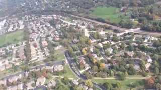 Flyby on Mom and Jim's house in the Glasair