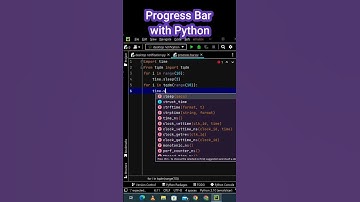 Create Progress Bar by using python | Python for beginners