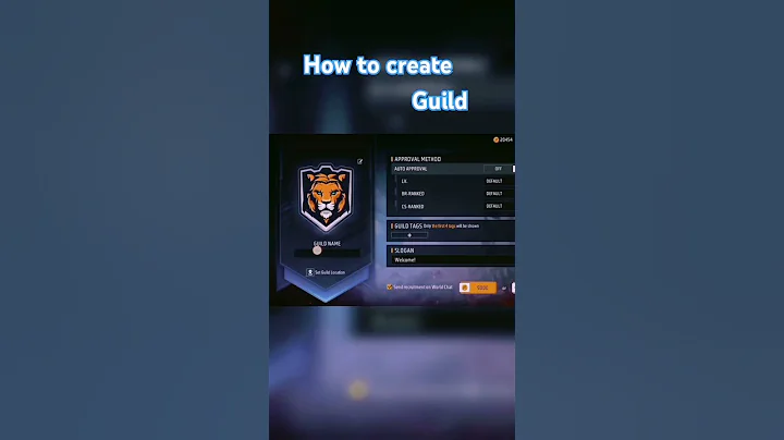 Free fire how to create guide #freefire #shots #guildtest #guild