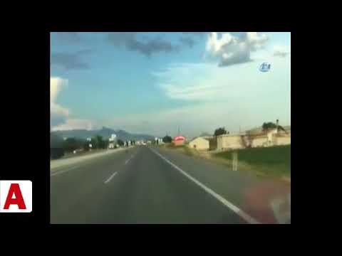 son dakika tatil Motosikletini yatarak kullandı