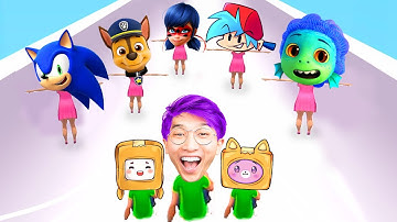 NOOB vs PRO vs HACKER In PIPE CROWD!? (ALL LEVELS!)