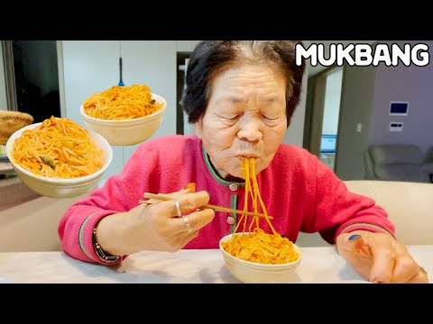 MUKBANGㅣ고추장 비빔국수 만들어 먹기 コチュジャンビビンククスを作って食べる Make and eat gochujang <strong>bibim</strong> noodles