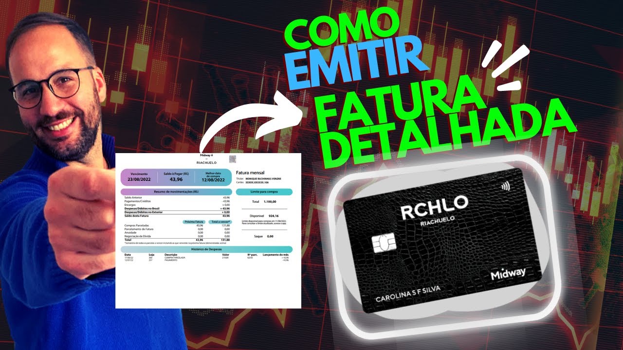 Como TIRAR A FATURA DETALHADA RIACHUELO YouTube