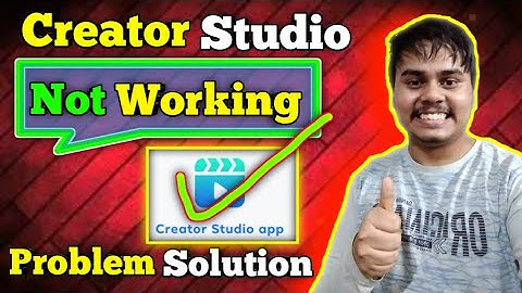 Creator Studio Not Working Problem Solution || #facebook
