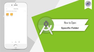 How to Open Specific Folder in Android Studio | OpenFolder | Android Coding