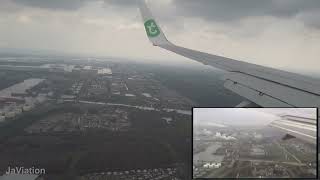 1995 vs 2020:  landing at Schiphol Airport runway 18R, 25 years apart.