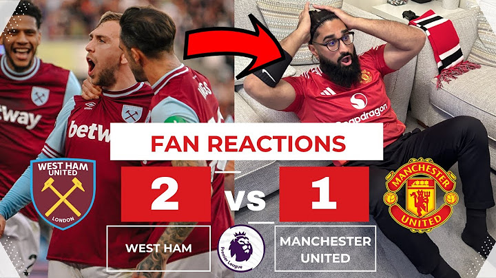 West Ham 2-1 Manchester United ANGRY Manchester United Fans Reactions - VAR a DISGRACE 😡