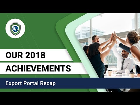 A Review of Export Portal's Achievements in 2018