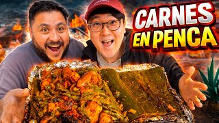 CARNES en PENCA estilo HIDALGO - HACEN FILA y SE ACABA RÁPIDO