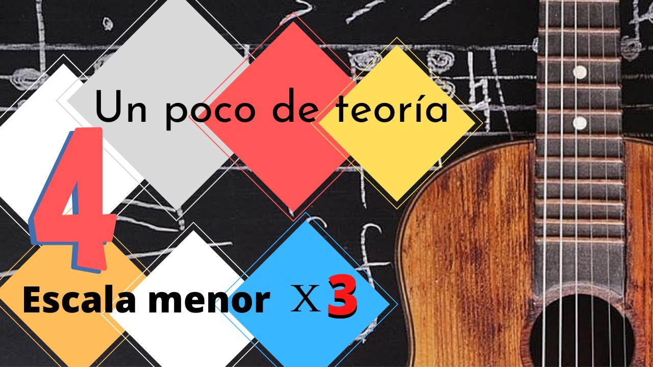 Eólica, Armónica y Melódica se arman estas tres escalas menores