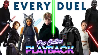 STAR WARS - Every Lightsaber Duel : Crash Course