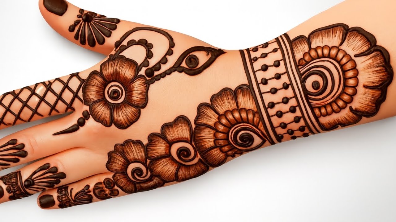 Very simple unique styles mehndi designll easy mehndi design