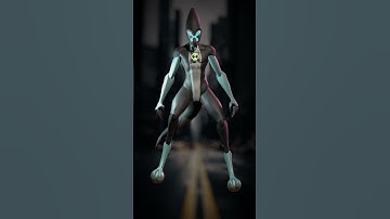 xlr8 (Ben 10) sculpt in nomad #nomad #ben10 #animation