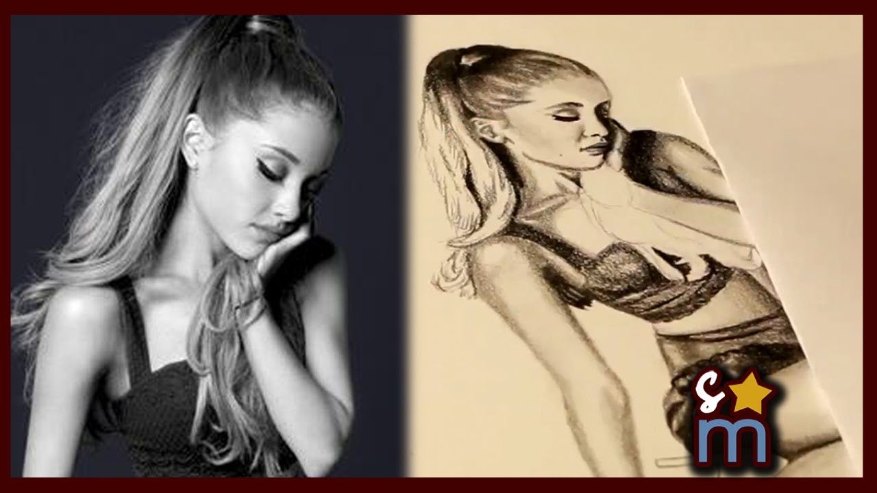 Ariana Grande My Everything Speed Drawing Shine On Sketches