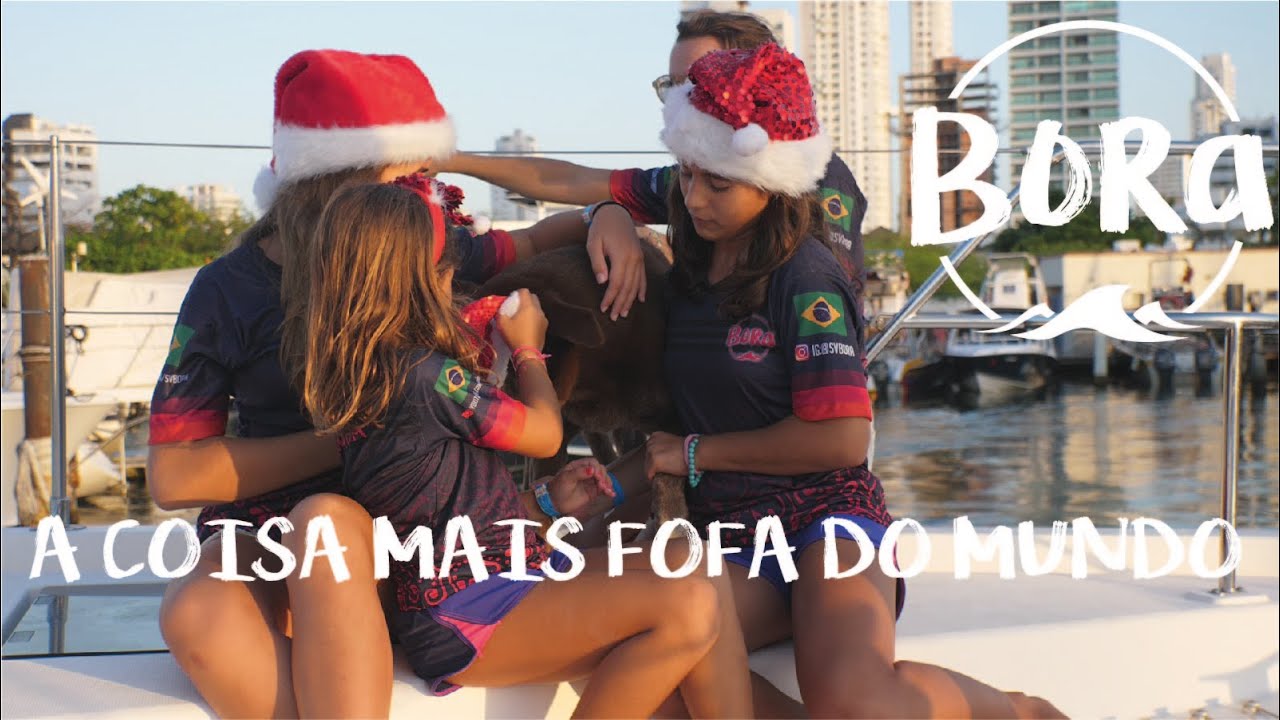 BORA #48 - NATAL EM UM VELEIRO - Reação da Lulu ao acordar. Momento de fofura única :)