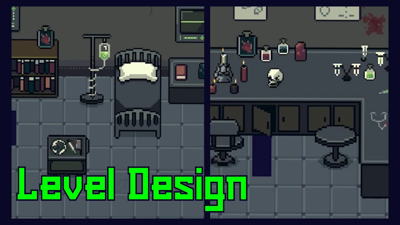 Unity 2D Level Design Timelapse - Spooky Hospital - YouTube