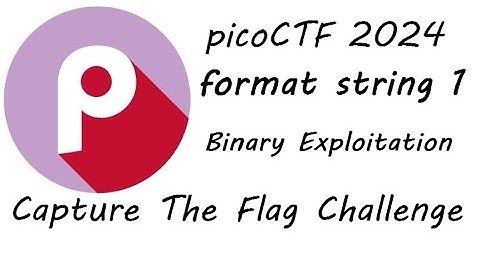 format string 1 | Binary Exploitation | picoCTF 2024
