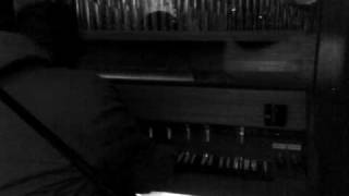 David recording the Pipe organ for Ketil