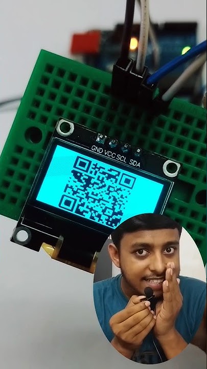 Generate a QR code using Arduino and SSD1306 OLED display #shorts - YouTube