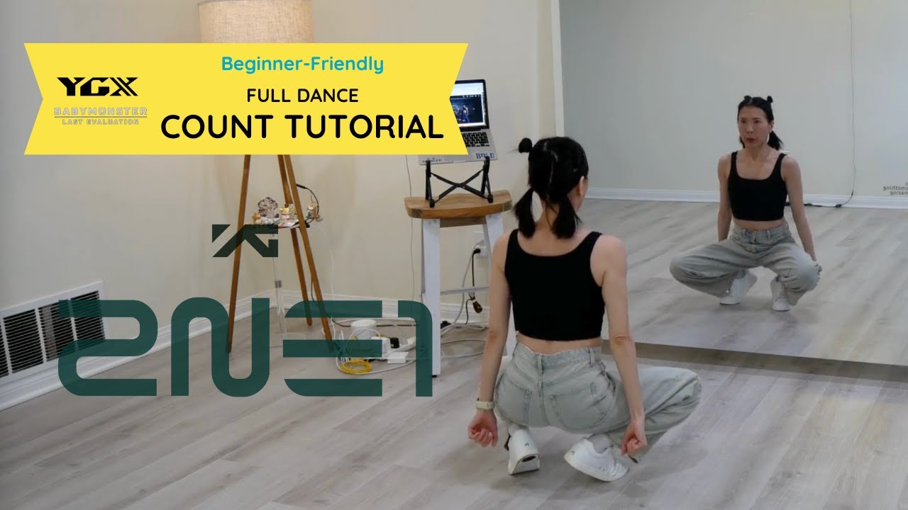 BABYMONSTER (베이비몬스터) & YGX Leejung - '2NE1 Mashup' Dance Tutorial (Counts + Slow Music + Mirrored)