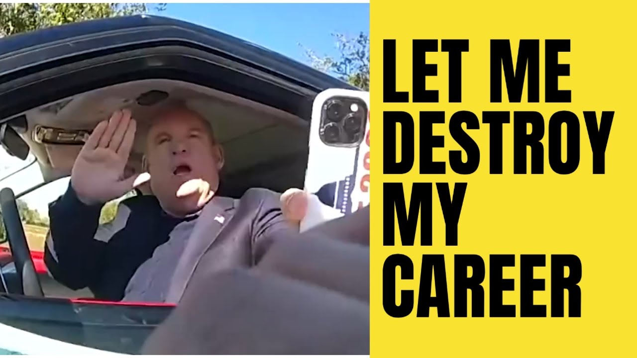 Do you know who I am - politician caught on police cam