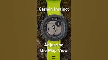Garmin Instinct: Adjust Map View While Navigating