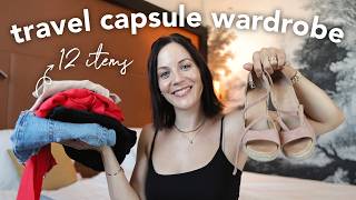 My 12-Item Summer TRAVEL Capsule Wardrobe (+ What I Wore On Vacation)