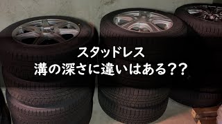 Do studless tire tread depths vary by manufacturer? - YouTube