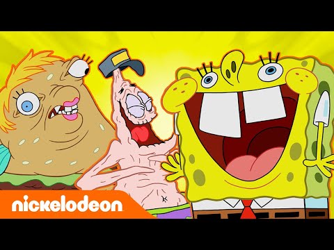 30 MINUTOS dos MELHORES momentos de Bob Esponja na Temporada 11! | Nickelodeon em Português