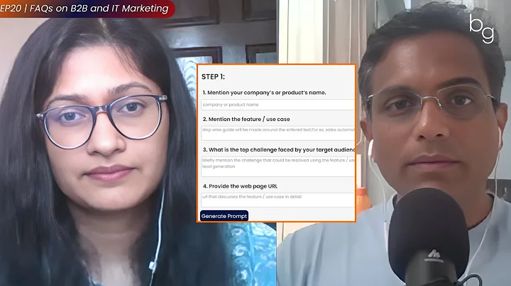 FREE AI Prompt to make Use Case Guides in MINUTES! |FAQs on B2B and IT Marketing |Bridge Gap