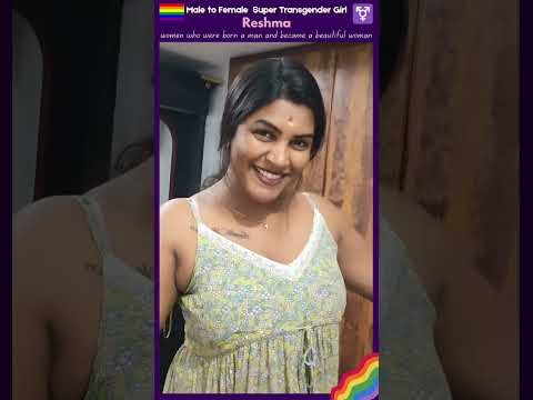 Super Male to Female Transgender Beauty Reshma #viral #shorts #mtf #transwomen