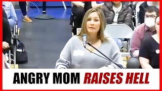 Angry mom EXPLODES at school board after daughter transitioned without her permission