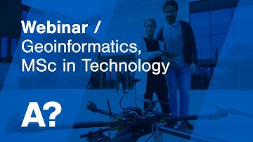 Webinar | Geoinformatics