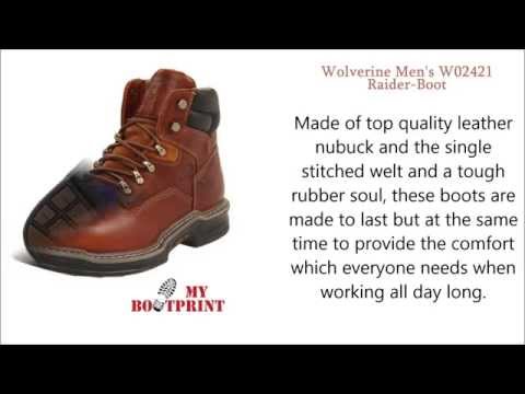 wolverine men's w02421 raider boot review
