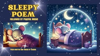 Sleep poem with sleepy music | bedtime sleep aid for kids