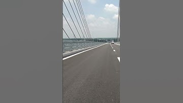 Chạy xuyên Cầu Rạch Miễu 2 về Bến Tre #shorts #caurachmieu