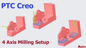 PTC Creo - 4 Axis Milling