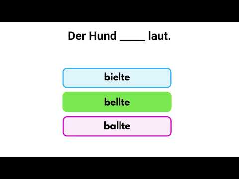Deutsch Grammatik Test :   A2 bis B1
