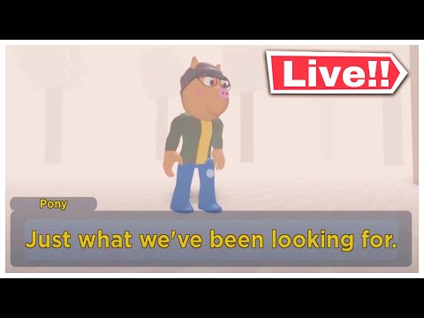 Piggy 2 Reveal Live Reaction Pony In The Snow Youtube - kreekcraft roblox piggy live