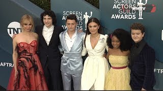 Stranger Things Cast arrive at 26th Annual Screen Actors Guild Awards