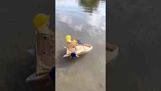 Solar Powered Boat DIY | Amazing Mini Boat #shorts