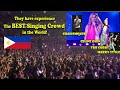 FILIPINO Singing Crowd Is The Best In The World? #filipino #best #top