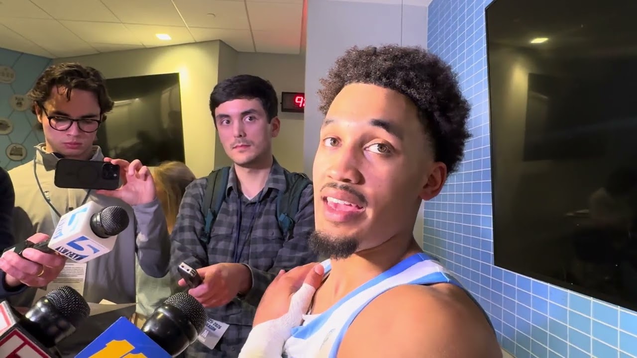 Seth Trimble Talks His Last Game In The Smith Center After Clemson Win | UNC Basketball