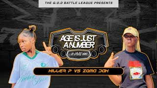 Killer P VS Zama Dah (Full Battle) | The G.O.D Battle League