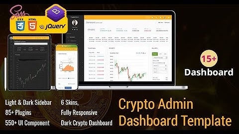Cryptocurrency Bootstrap 5 Admin Template with Light RTL Theme