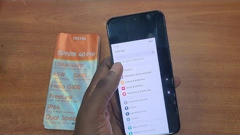 How to Activate One Hand use  Tecno spark 40 Pro 2025