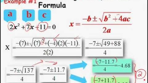 11.3 Quadratic Formula.