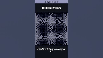 Can You Solve These Maze Puzzles? 🧩 3 Levels in 60 Seconds!
