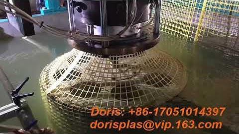 plastic square mesh machine, fence with edge making machine