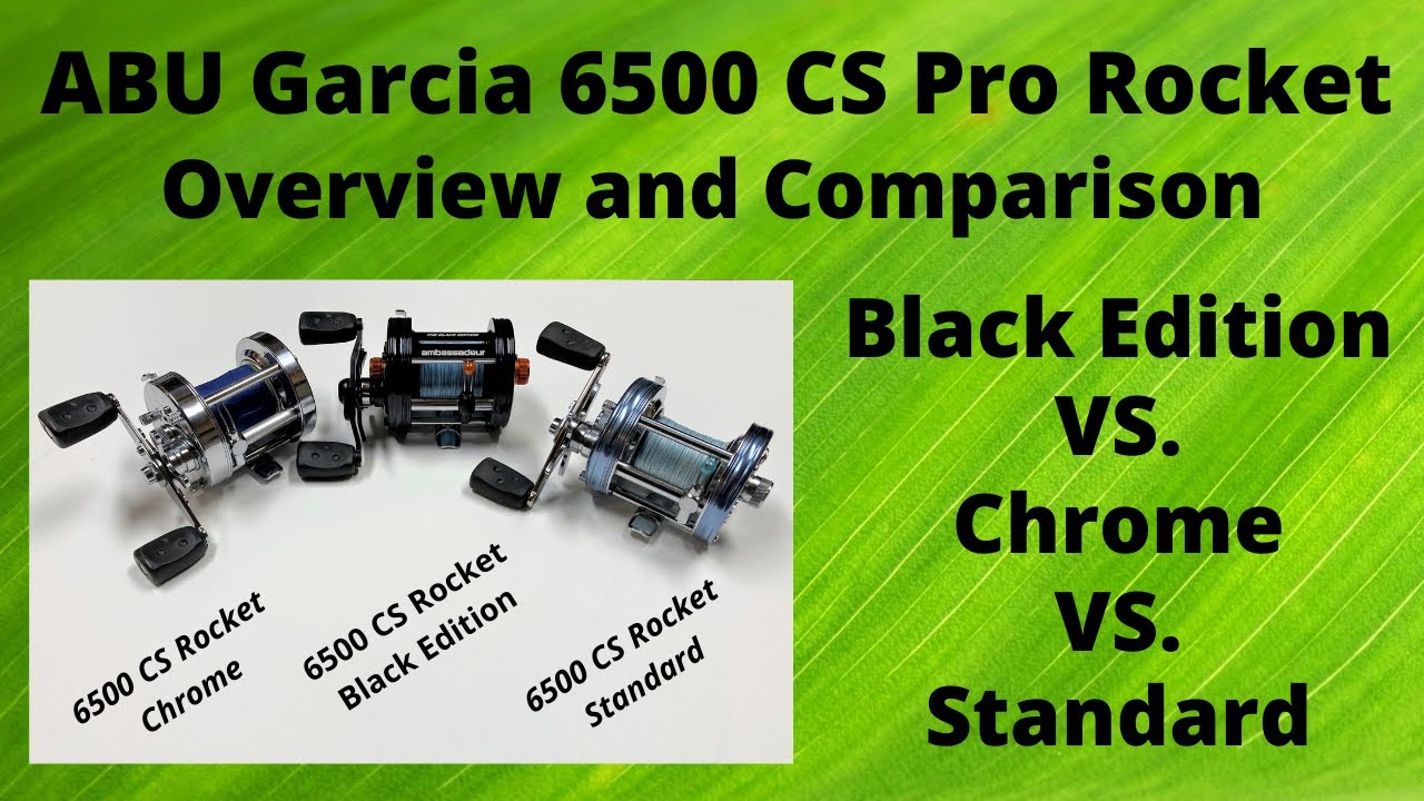 ABU Garcia 6500 CS Pro Rocket Black Edition Review Comparison 